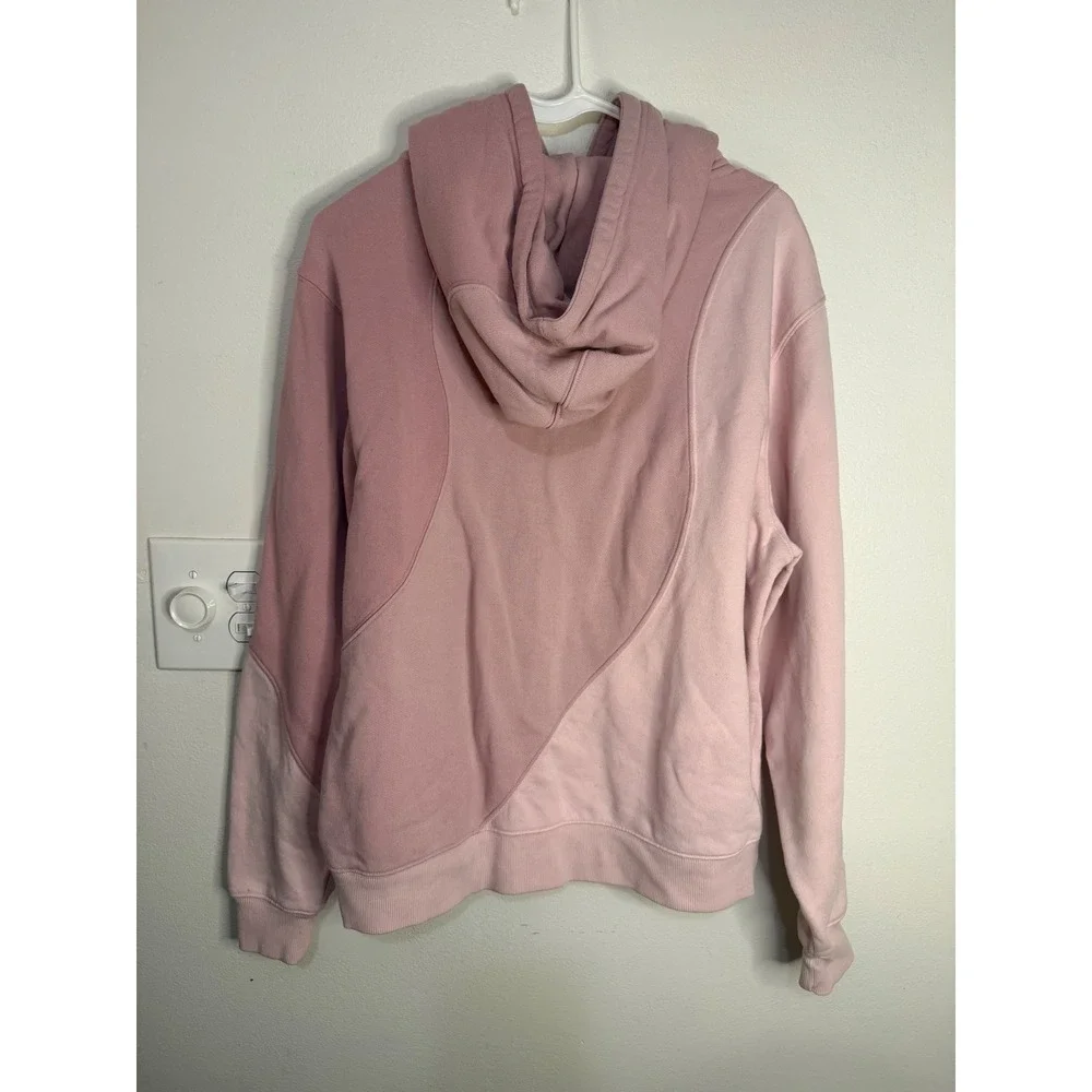 Alo Make Waves Hoodie Sunset Pink Tonal Size XS Unisex